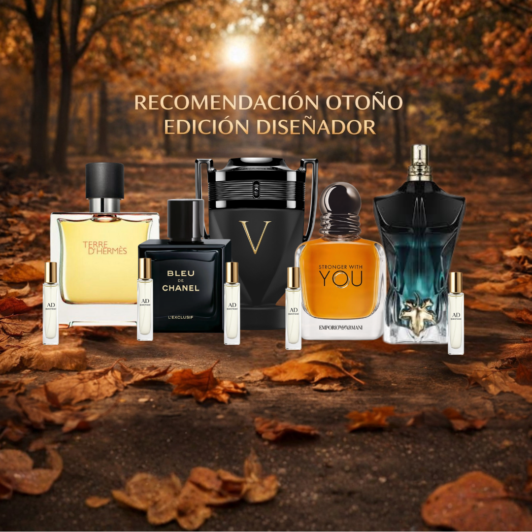 Pack Decants - Recomendación Otoño Hombre  Edición Diseñador